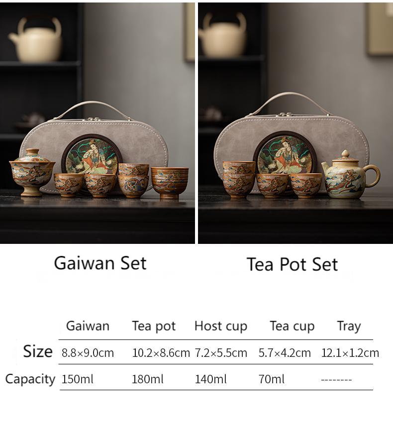 Dunhuang Hand-crafted Tea Set