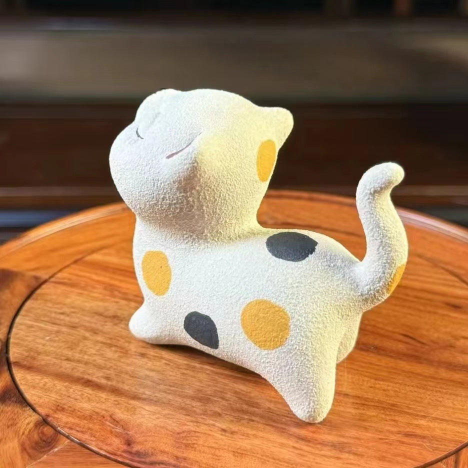 Yixing Zisha Clay Cat Tea Pet
