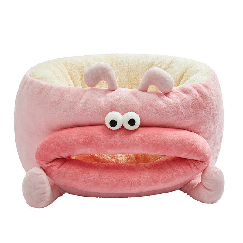 Pink Big Mouth Pet Sofa