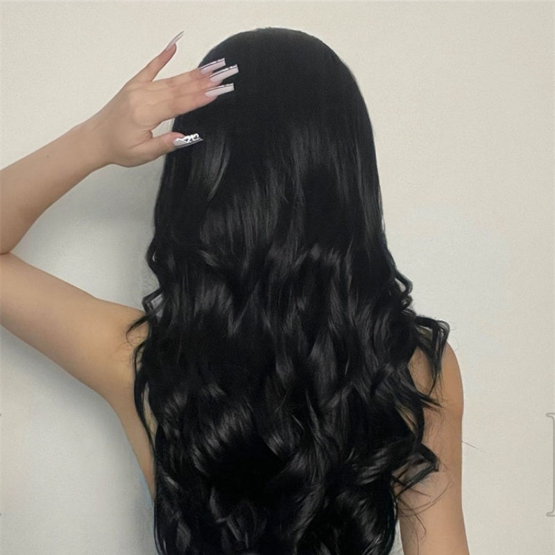 Sleek and Stylish Black Long Wig