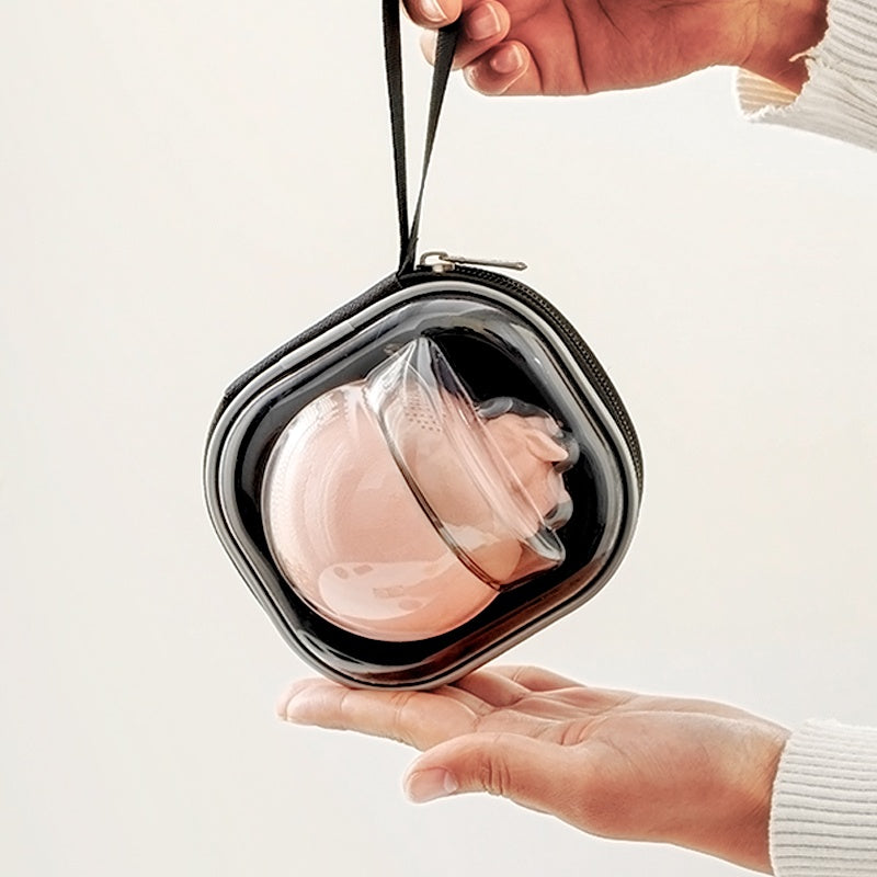 A beautifully crafted collection Ceramic Rabbit Travel Tea Set