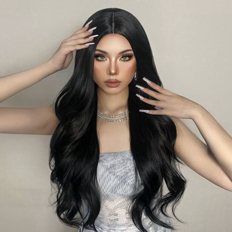 Sleek and Stylish Black Long Wig