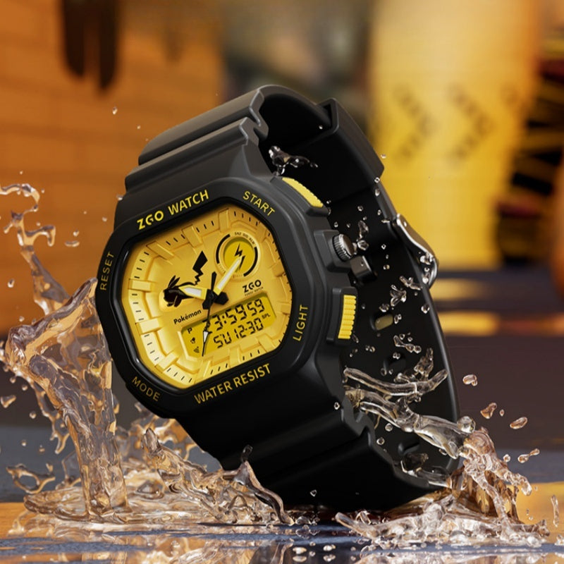 Pokémon Pikachu Fashion Dual Display Watch