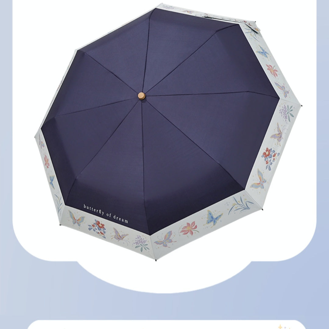 Dream Butterfly Umbrella - Women's High-End Sun and Rain Umbrella with UV Protection 2025 New Model