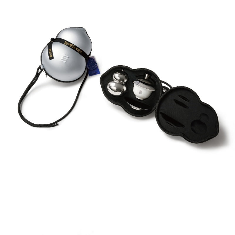 The Stylish Gourd Tea Set for Outdoor Camping and Travel