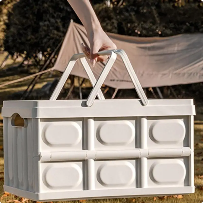 #144 Camping Foldable Storage Box with Handle
