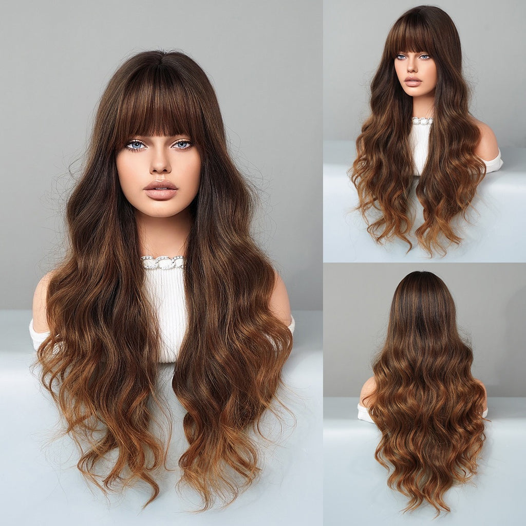 Luxurious Natural Look  Comfortable Fit Long Wigs
