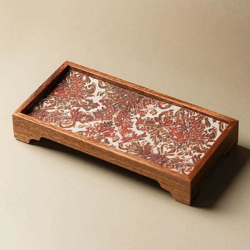 Japanese Style Black Walnut Dry Tea Tray