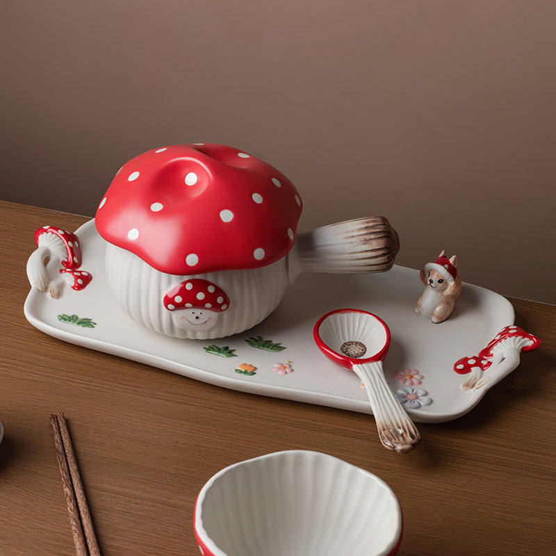 5Pcs Mushroom Bowl Set
