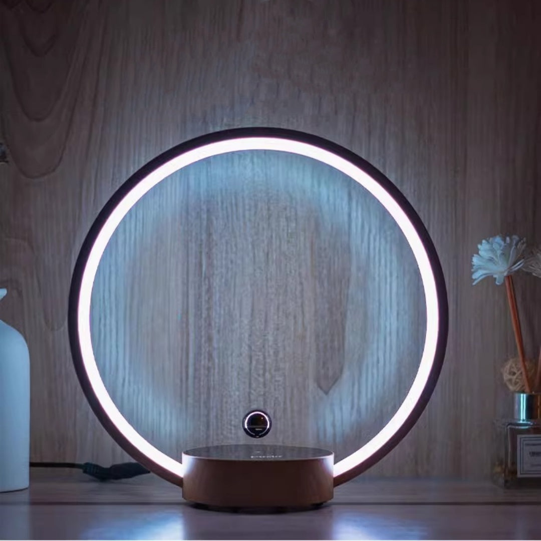 Creative Black Tech Levitating Switch Ring Lamp