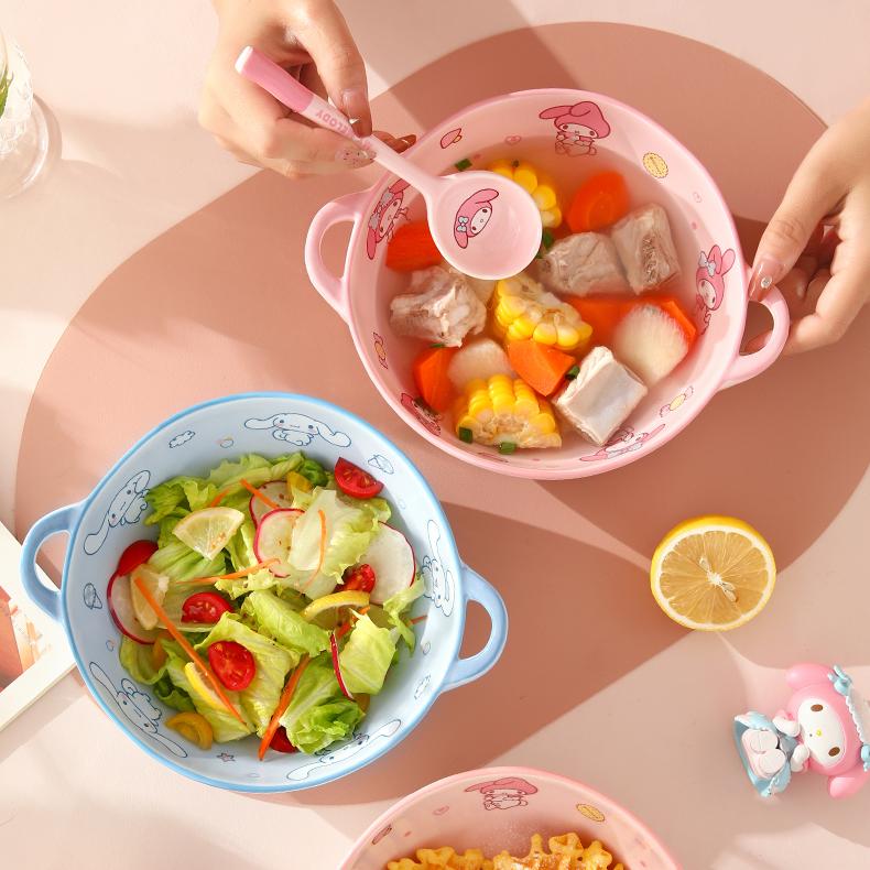 Sanrio Double-Handle Soup Bowl