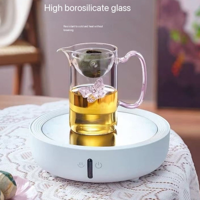 Butterfly Tangerine Tea Ball Cup with Filter