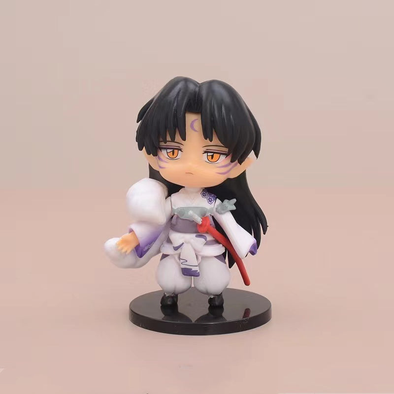 #361 INUYASHA Cute Figure Model Toys 6pcs