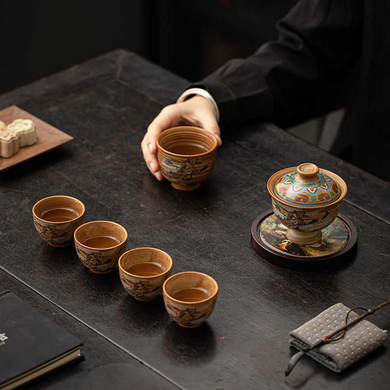 Dunhuang Hand-crafted Tea Set