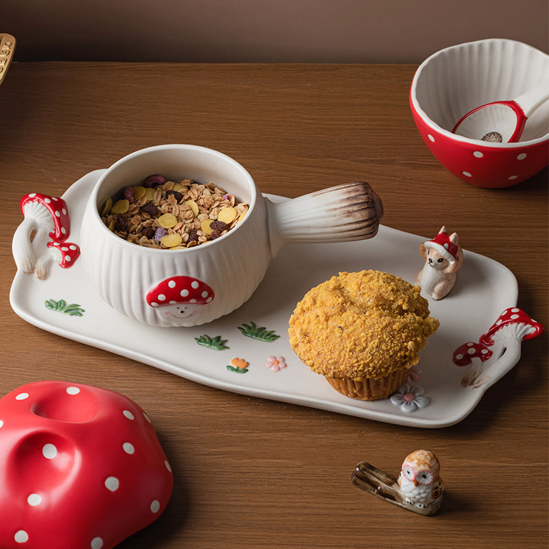 5Pcs Mushroom Bowl Set