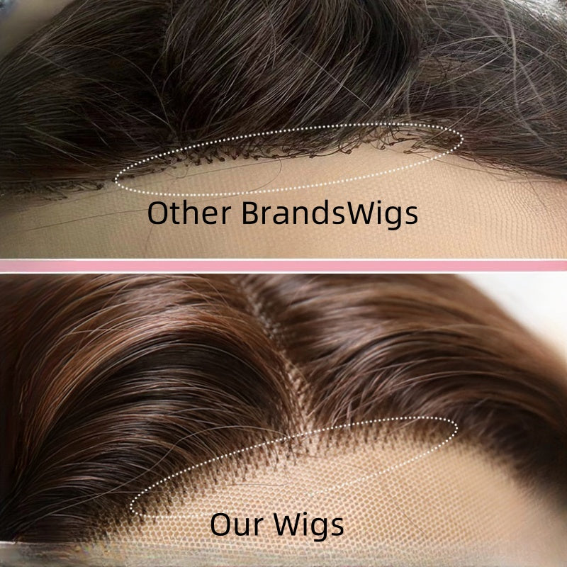 Stunning Ombre Golden Long Straight Lace Front Wig