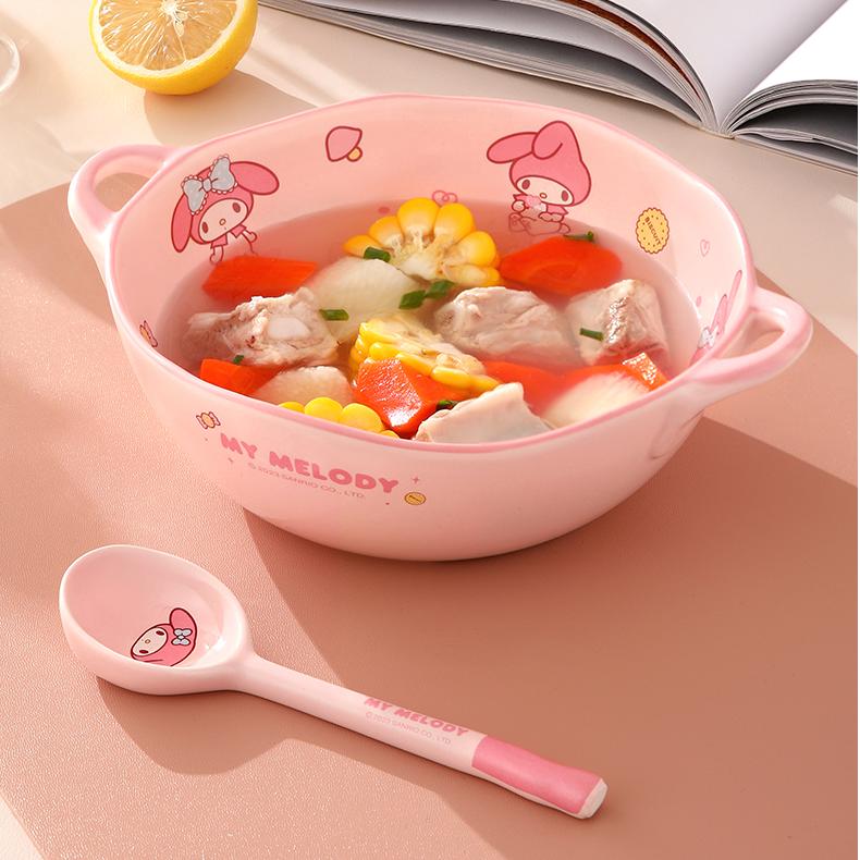 Sanrio Double-Handle Soup Bowl