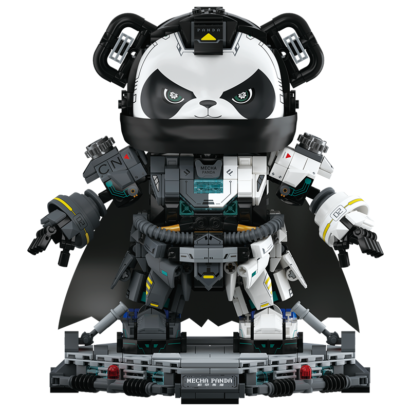 Astronaut Panda Building Blocks