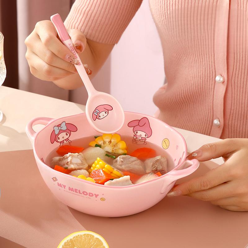 Sanrio Double-Handle Soup Bowl