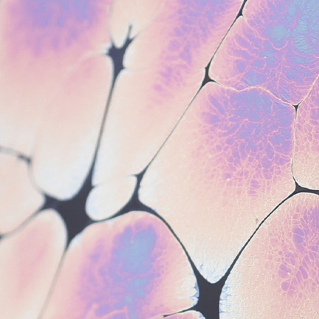 Exquisite Handcrafted Purple and Gold Porcelain Tea Cup - Small Size for Ladies