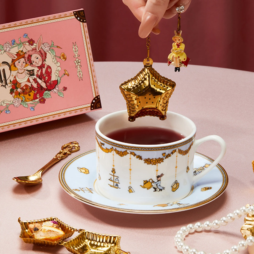 4 Flavors(4g*12pcs) Mini Tea Cakes Fruit & Flowers Medley Gift Set 48g