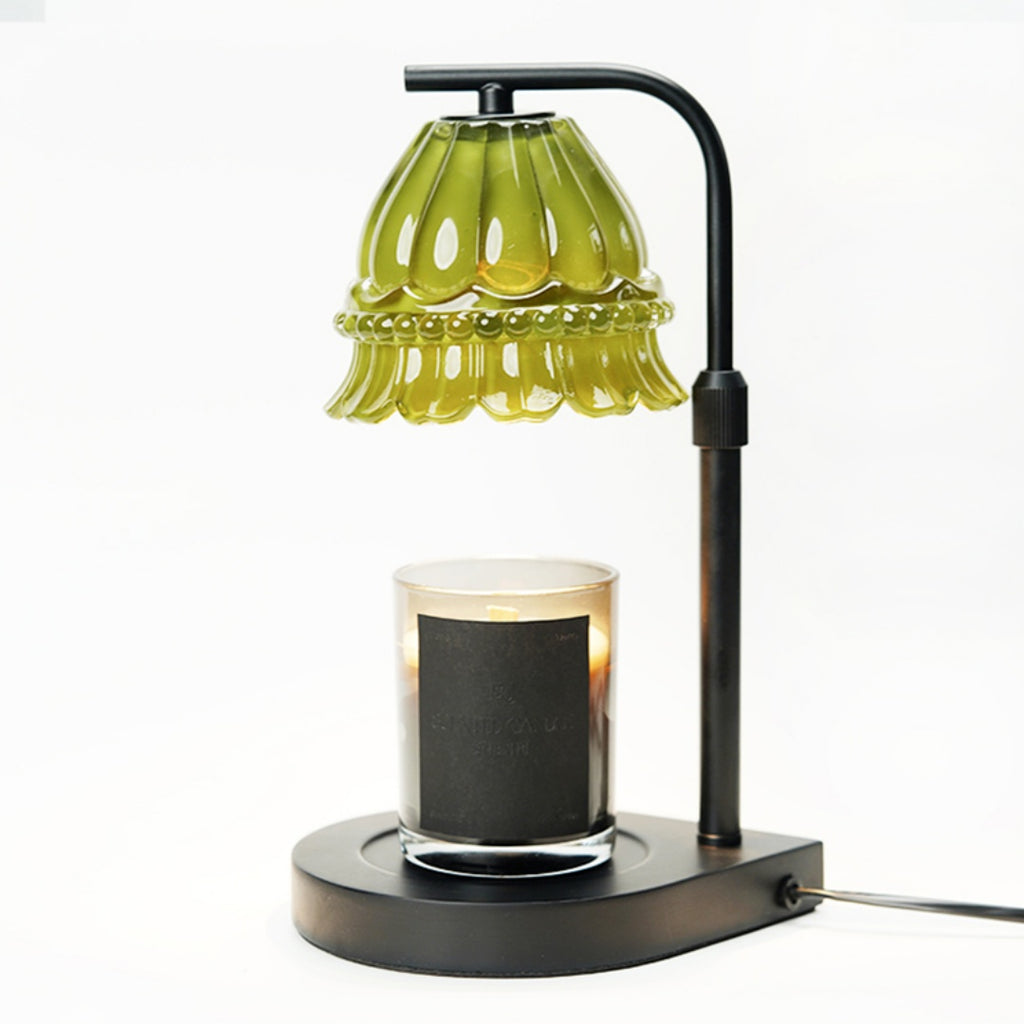 Lily of the Valley Aroma Wax Melter with Adjustable Height Temperature Control, and Timer, Flameless Scented Lamp