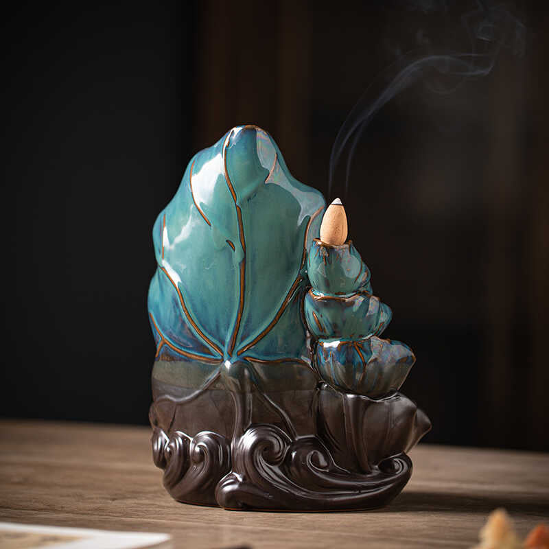 Ceramic Lotus Incense