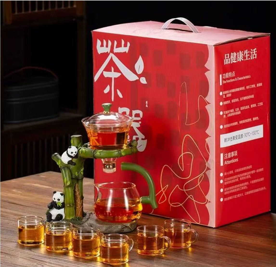 Panda Magnet Tea Cup Set