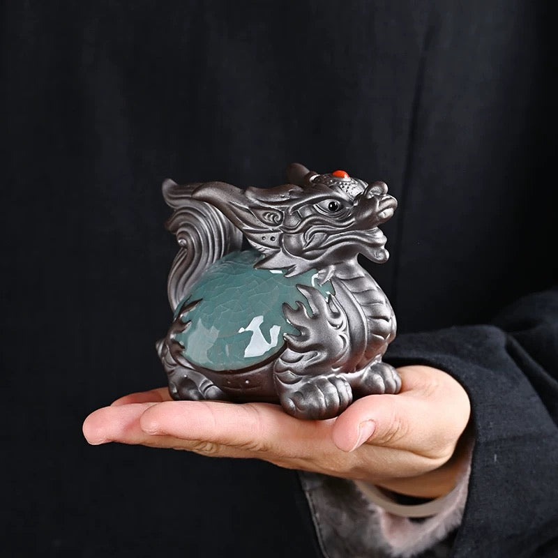 Lucky Dragon Turtle Tea Pet