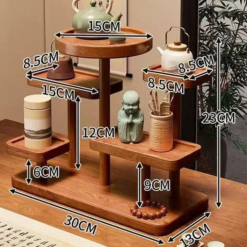 Chinese Style Desktop Cup Rack Bogu Shelf
