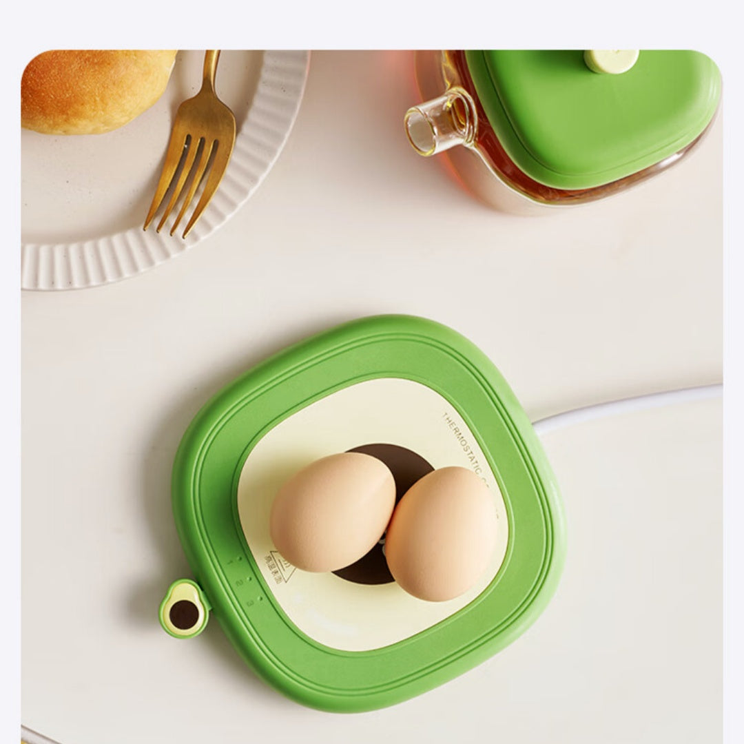 Heating Tea Pot Set with Tea Pot Heating Cup Mat and Sharing Cups