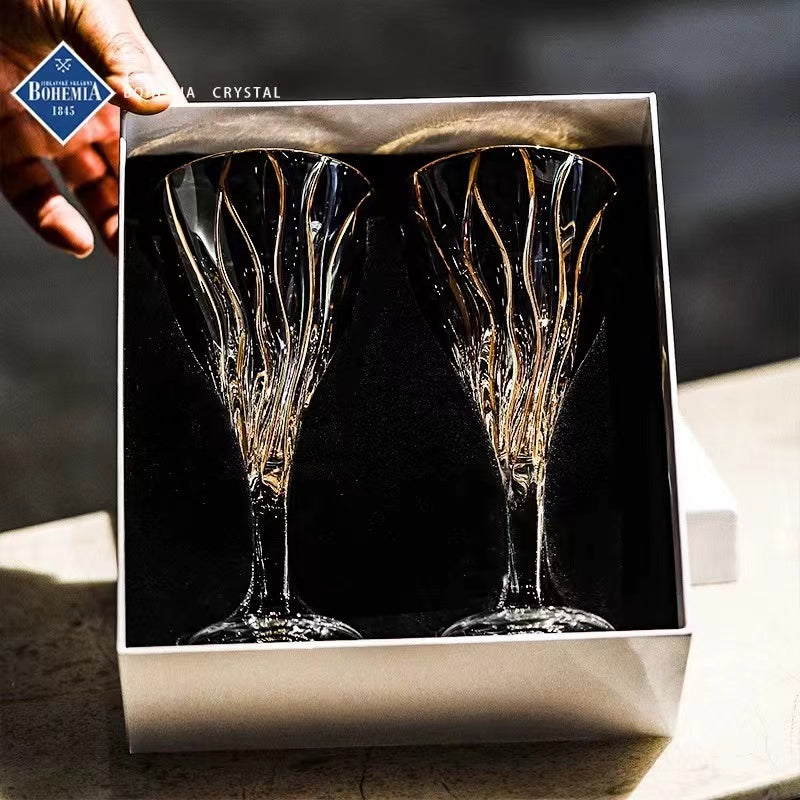 #344 Elegant Crystal Glass-Triangle