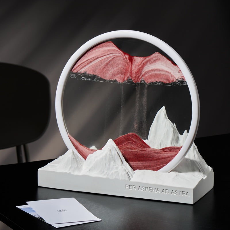 The Snow Mountain Sand Art Essential Oil Aromatherapy Decor