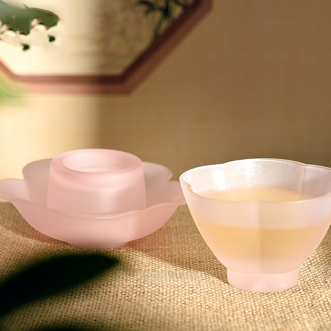 Peach Blossom Tea Set Gift Box – Classical Chinese Style Home Tea Set