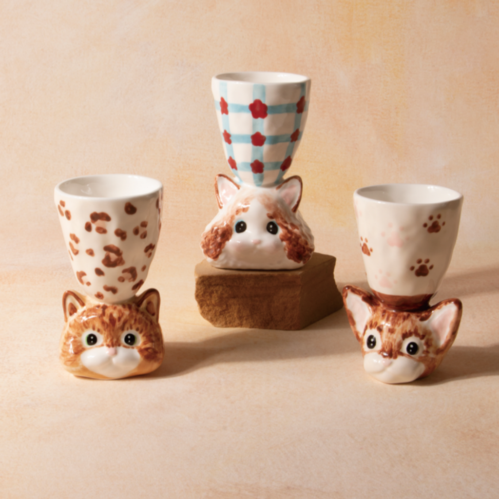 Limited Edition Handmade Cute Dog Ceramic Cup