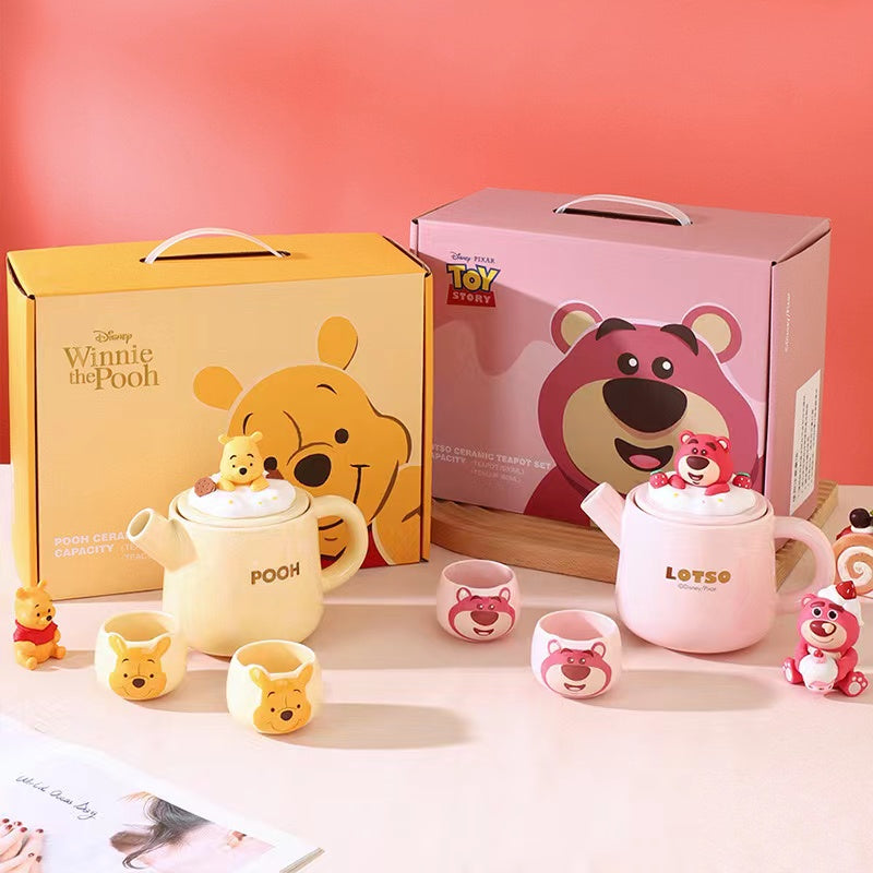 #132 Cute Cartoon Teapot Set