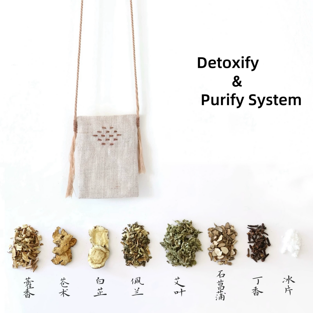Five Elements Herbal Sachet | TCM Wood-Fire-Earth-Metal-Water Energy Balancer