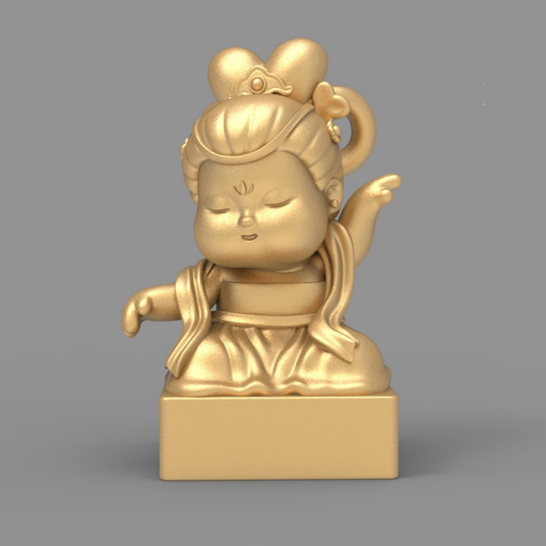 12 Star Signs Collectible Figurine Seals, Customizable Name Engraving, Zodiac-Themed Stamp Set