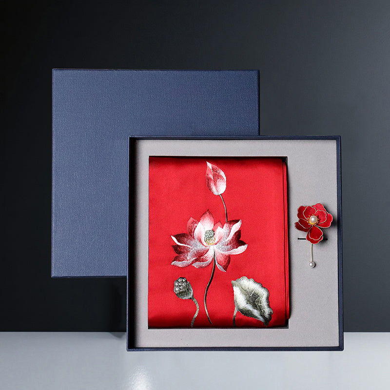 Suzhou Embroidery Silk Scarf