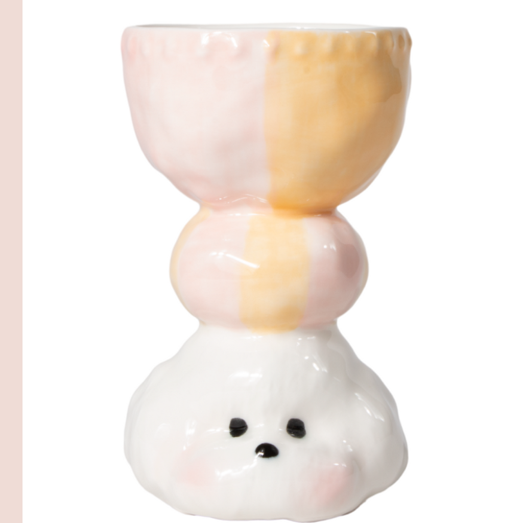 Limited Edition Handmade Cute Dog Ceramic Cup