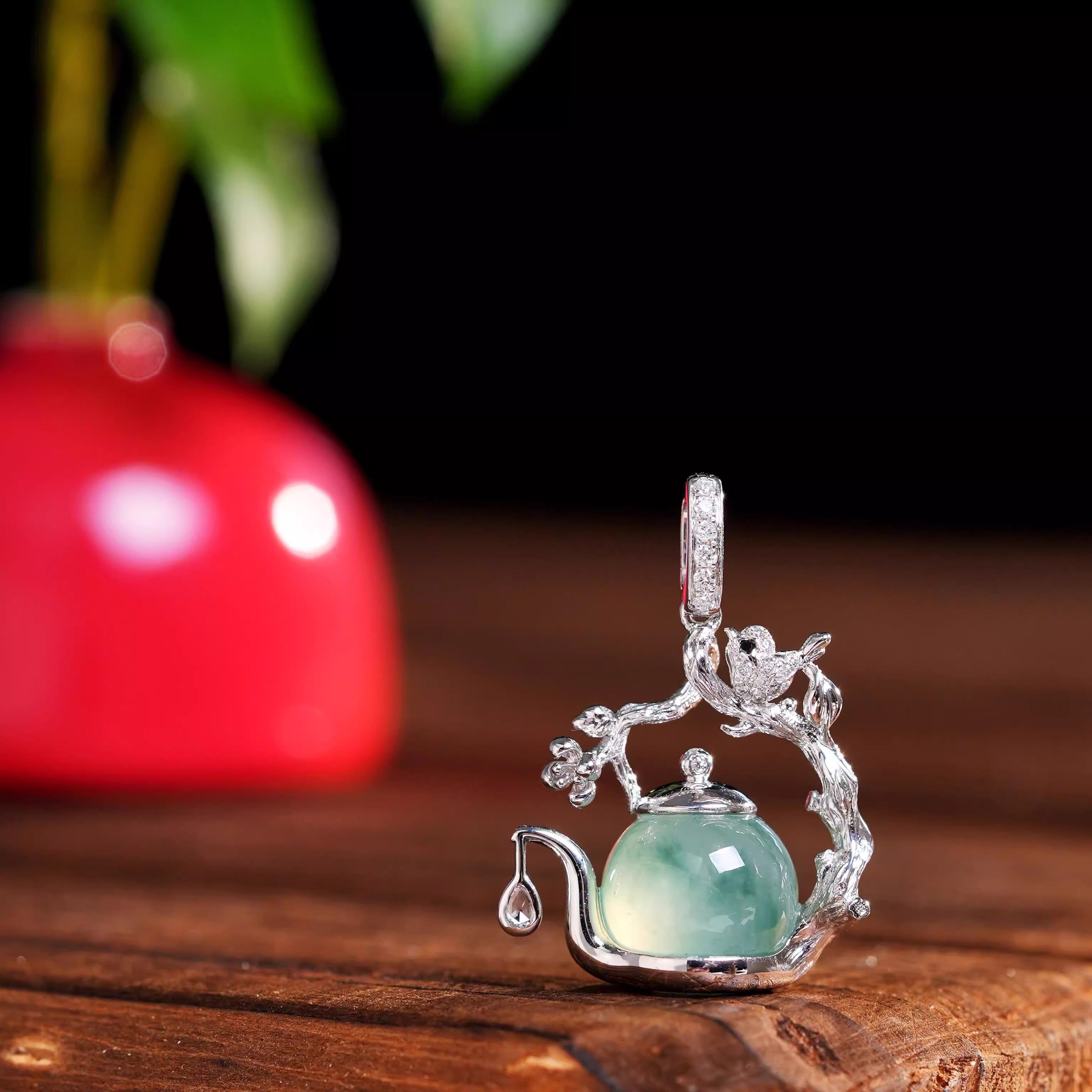 "Every Draw Wins" Tea  Pot Shape Necklace Multi-Function Pendant