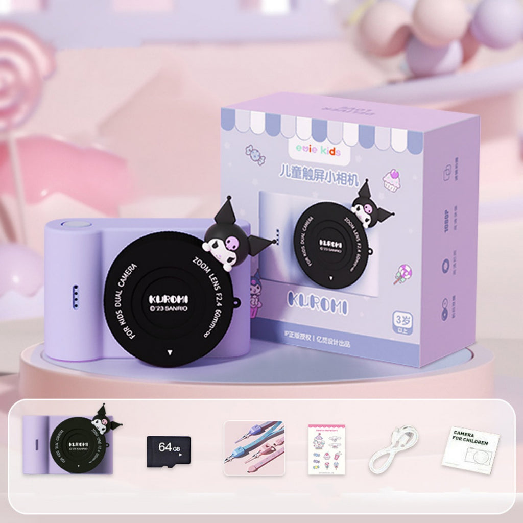 Kids Camera Toy - Kuromi-Themed Digital Camera Instant Print Camera for Children