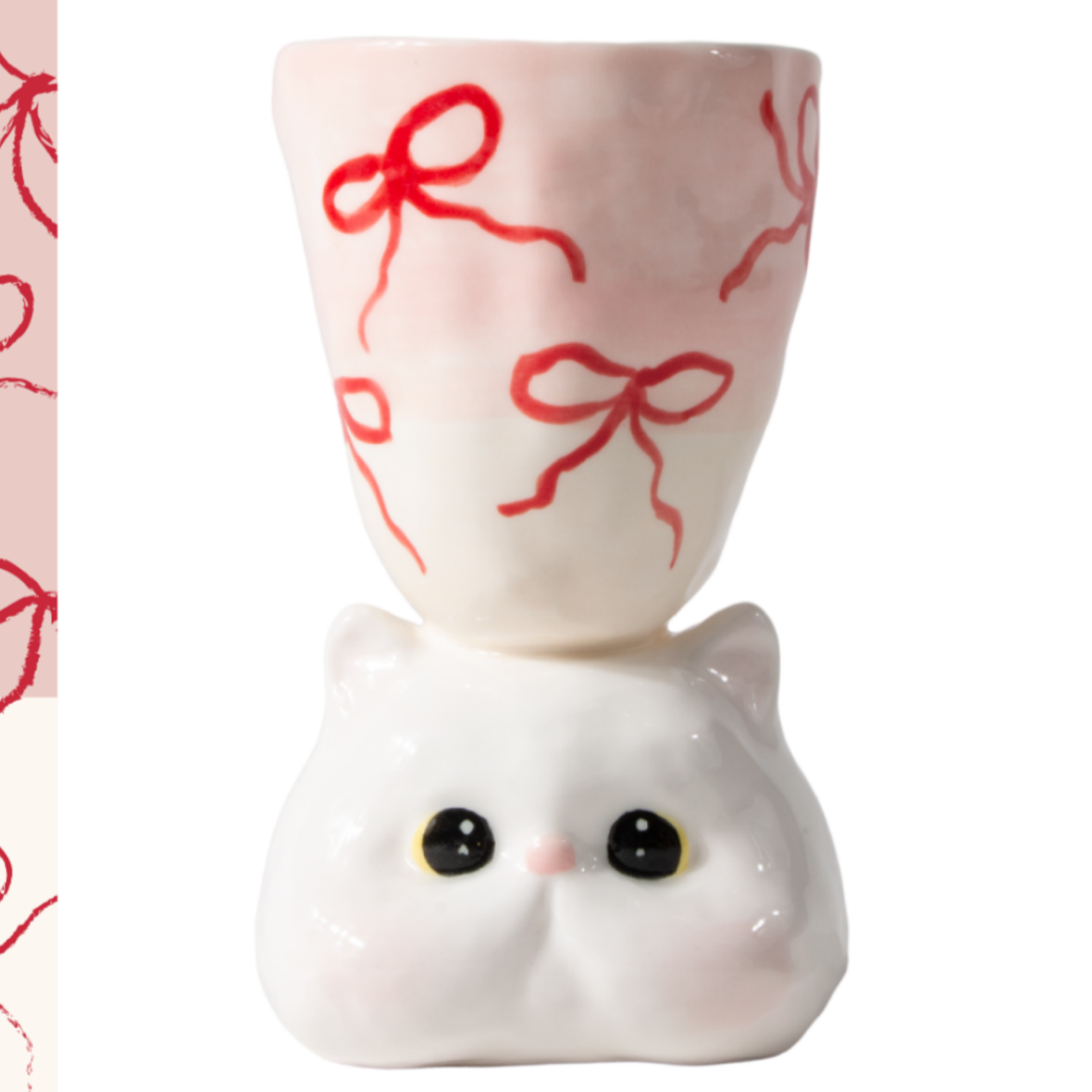 Limited Edition Handmade Cute Dog Ceramic Cup