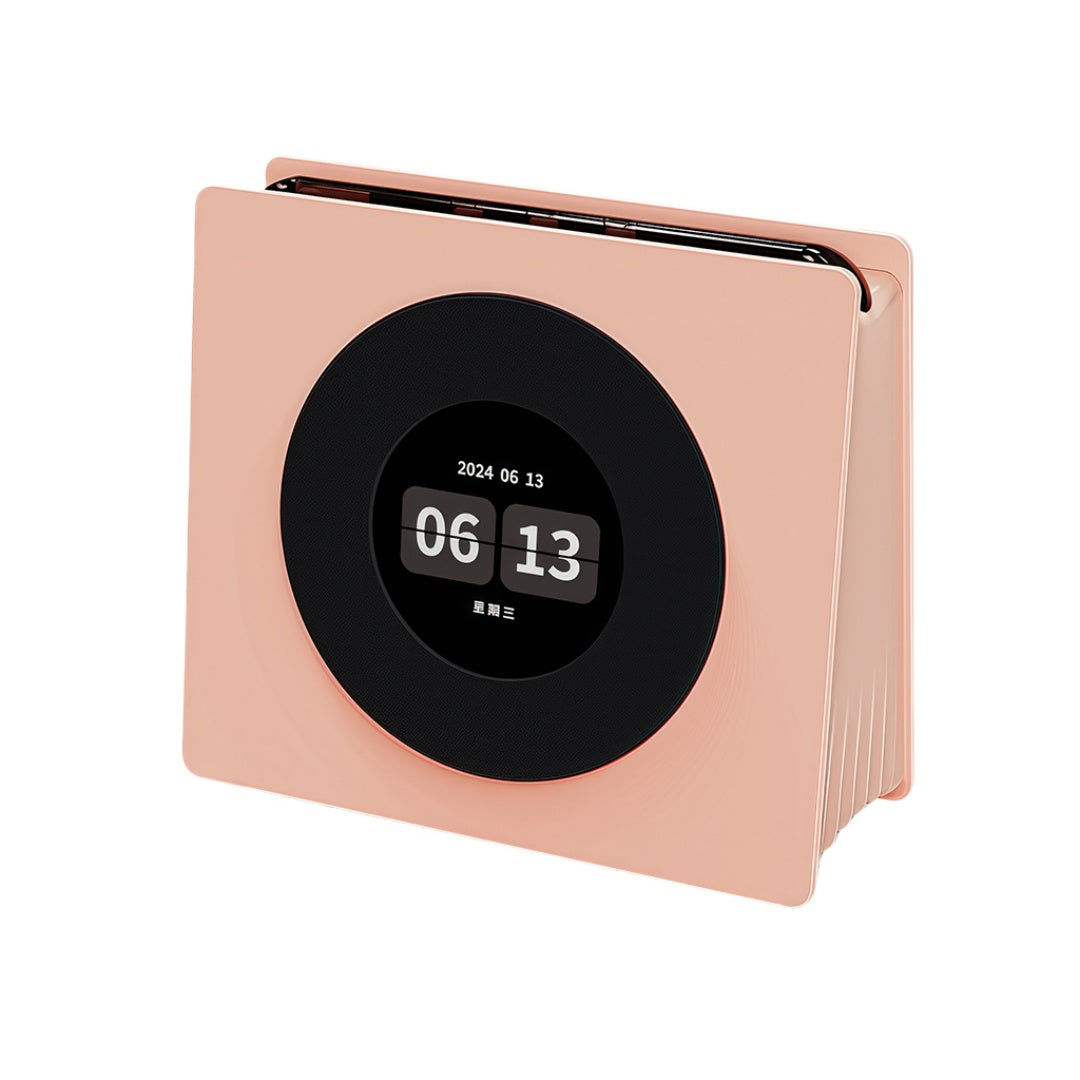 Retro Floating Desktop Lyrics Bluetooth Speaker - Wireless Record Player Speaker