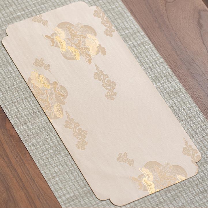 Chinese Brocade Zen-Inspired Tea Mat