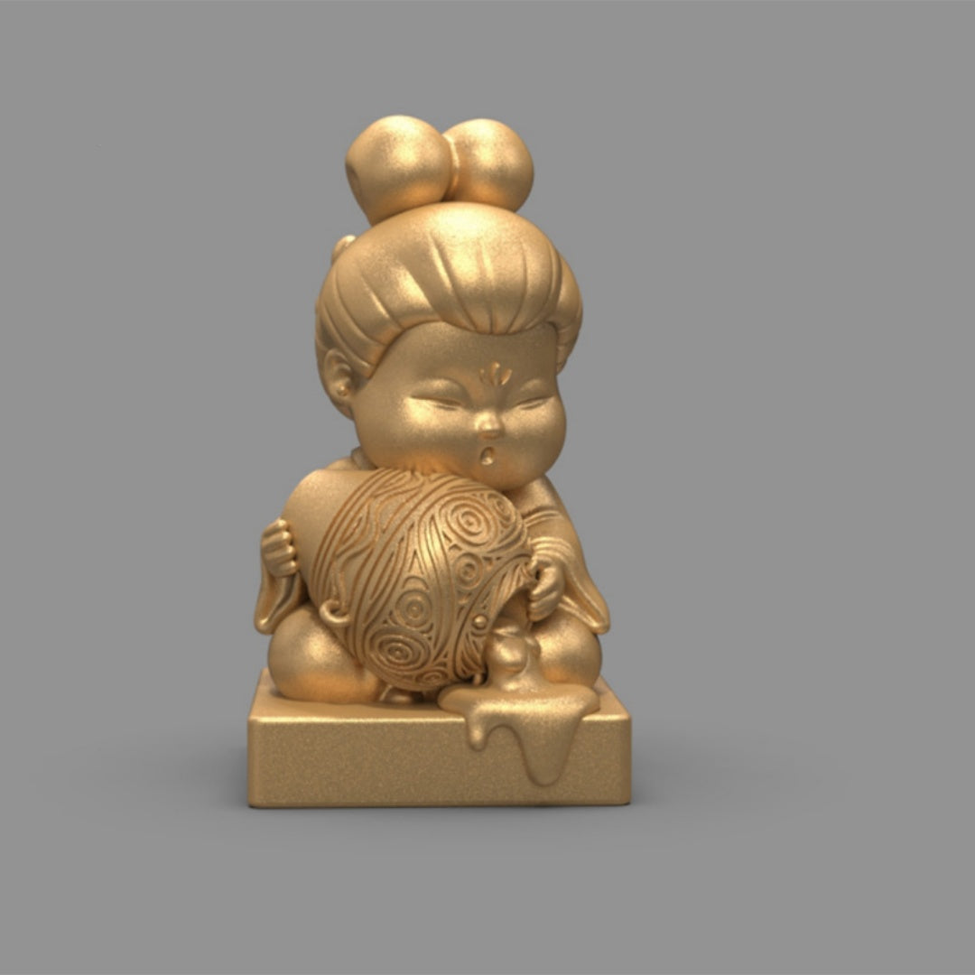 12 Star Signs Collectible Figurine Seals, Customizable Name Engraving, Zodiac-Themed Stamp Set