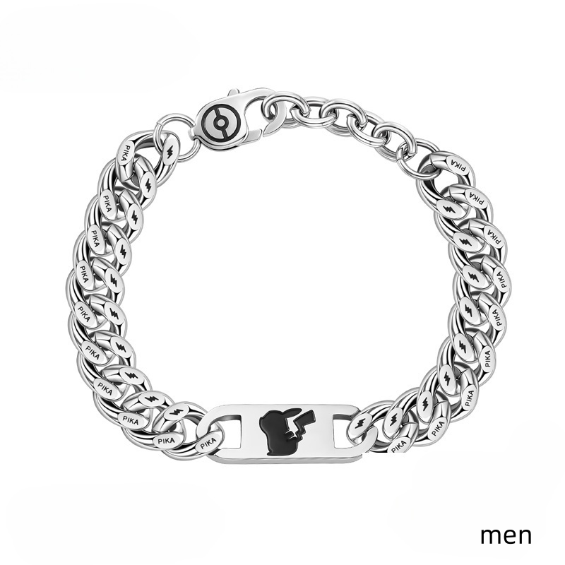 Pikachu Stainless Steel Couple Bracelet