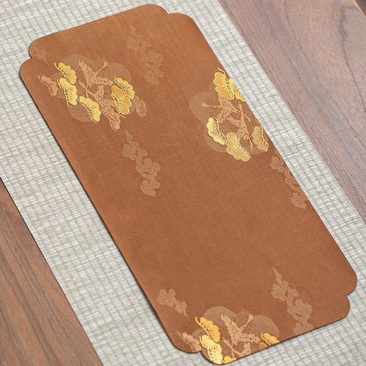 Chinese Brocade Zen-Inspired Tea Mat