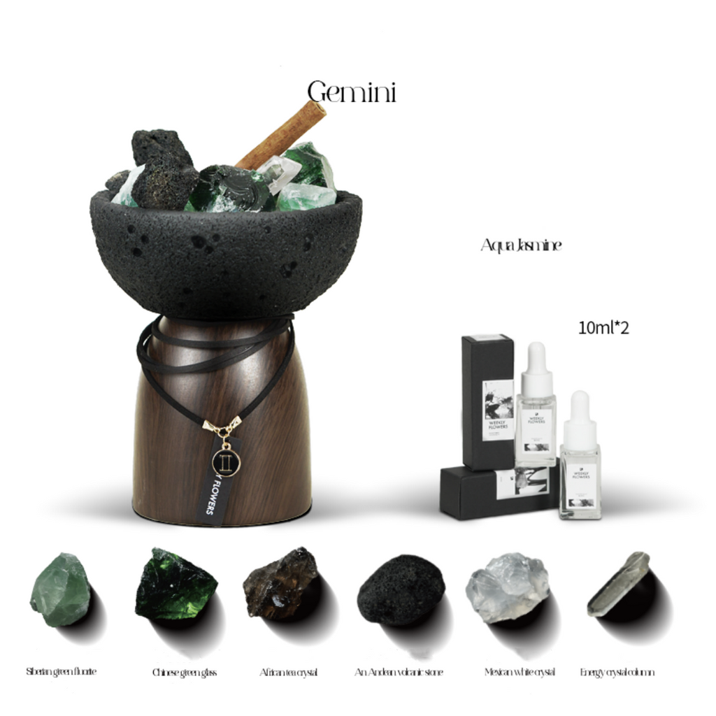 12 Zodiac Energy Aromatherapy Crystal Diffuser