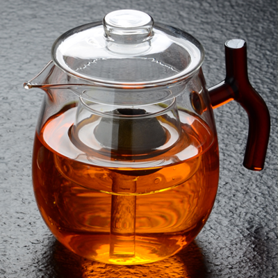 Tangerine Tea Ball Teapot